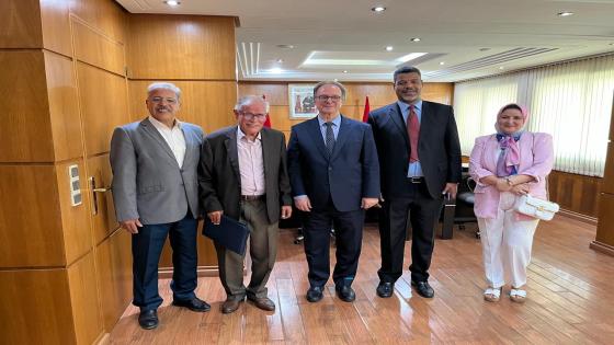 لقاء وفد المركز بالمندوب الوزاري المكلف بحقوق الإنسان
